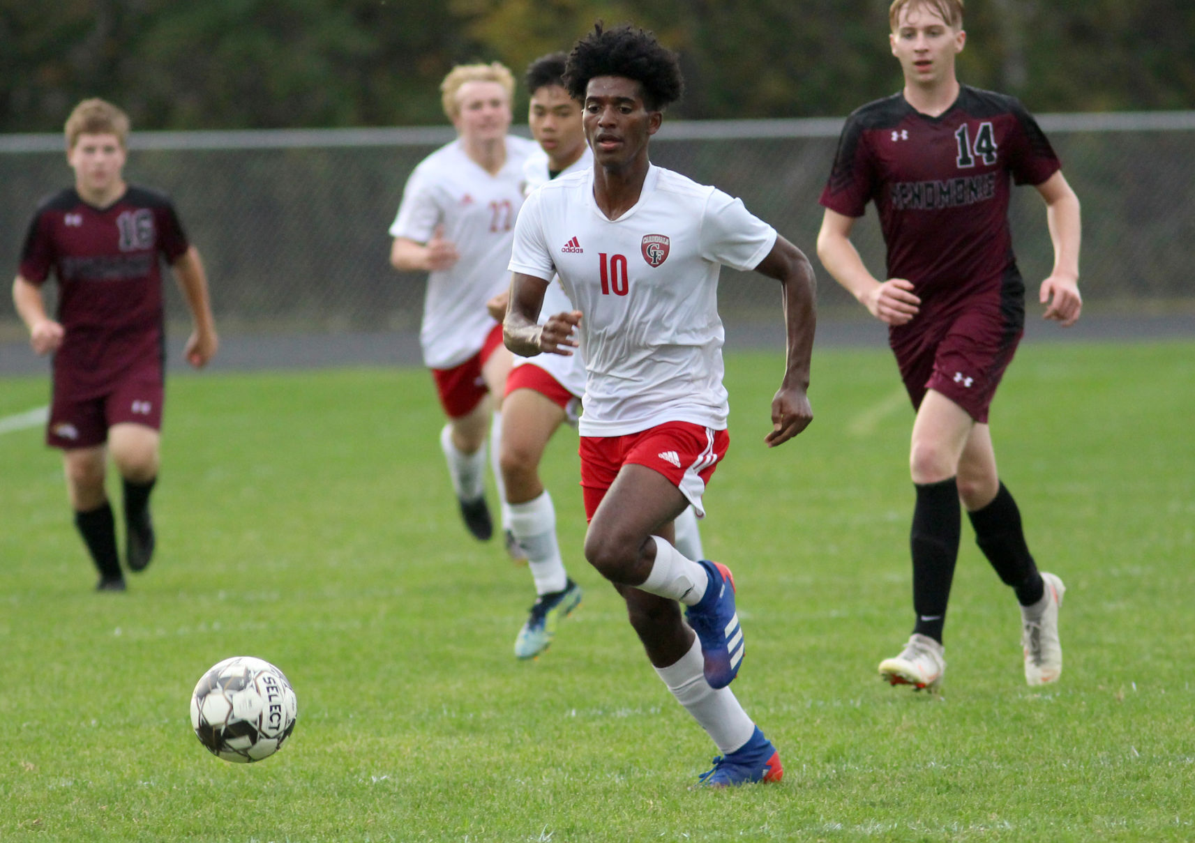 Chi-Hi boys soccer at Menomonie 10-7-21
